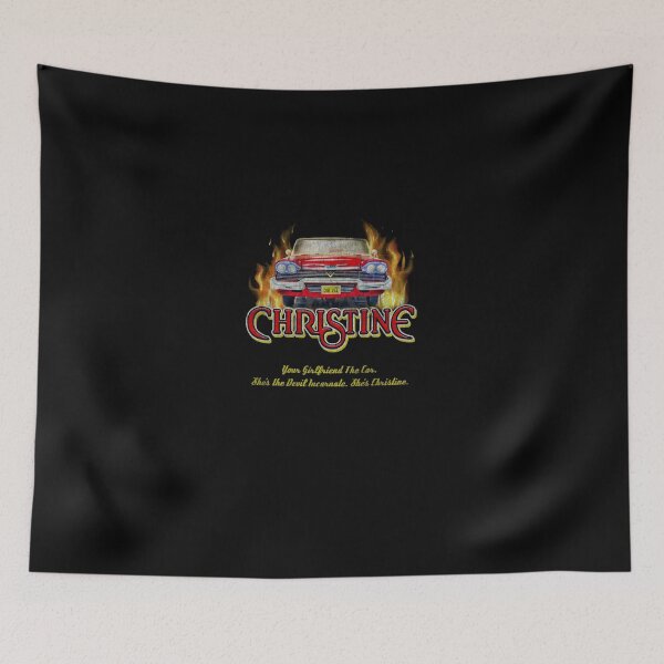 Item preview, Retro Crimson Classic Car Burning Flames Horror Graphic designed and sold by NoemiOReilly.