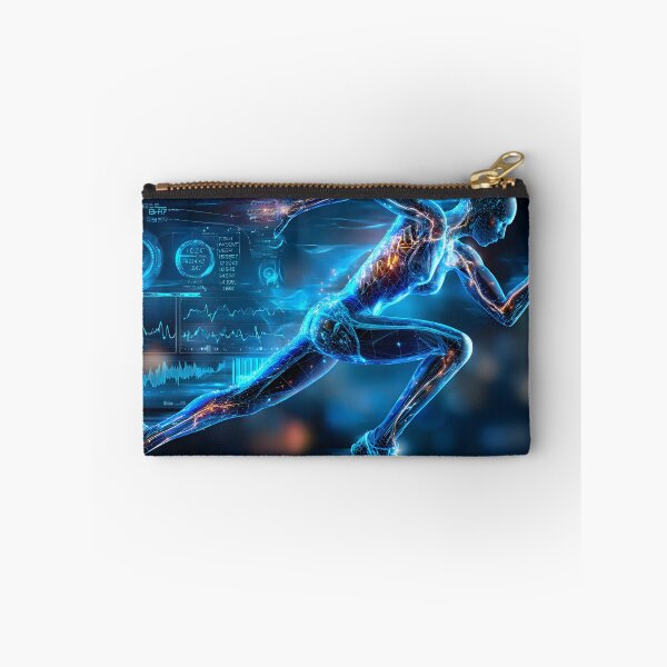 Item preview, Futuristic Runner in Digital Space and Light designed and sold by Artessie.