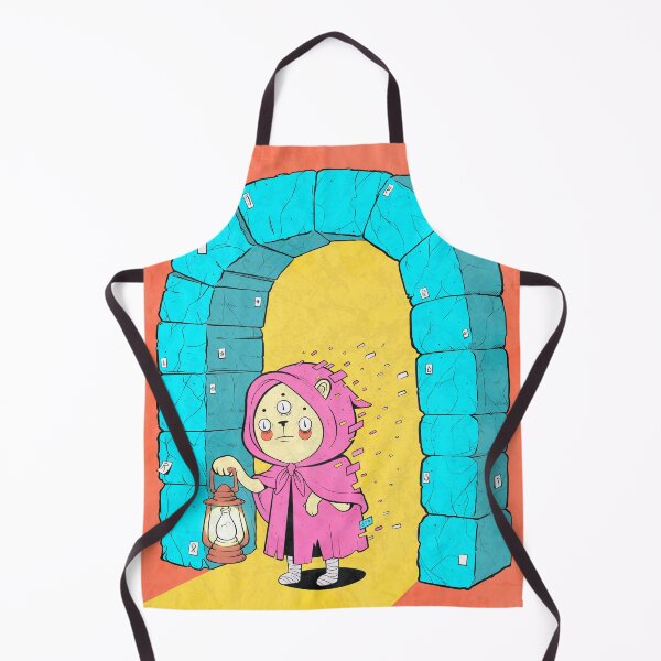Item preview, Cute Hooded Traveler with Lantern Archway designed and sold by DRP-art.
