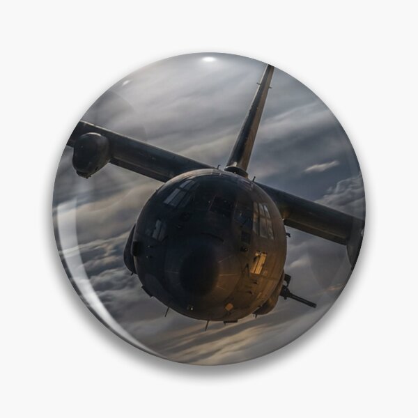 Item preview, AC-130 Gunship Moonlit Cloud Approach designed and sold by Airpower Art.
