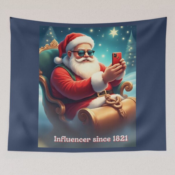 Item preview, Influencer Since 1821, Santa Selfie 3 designed and sold by soin10s-designs.