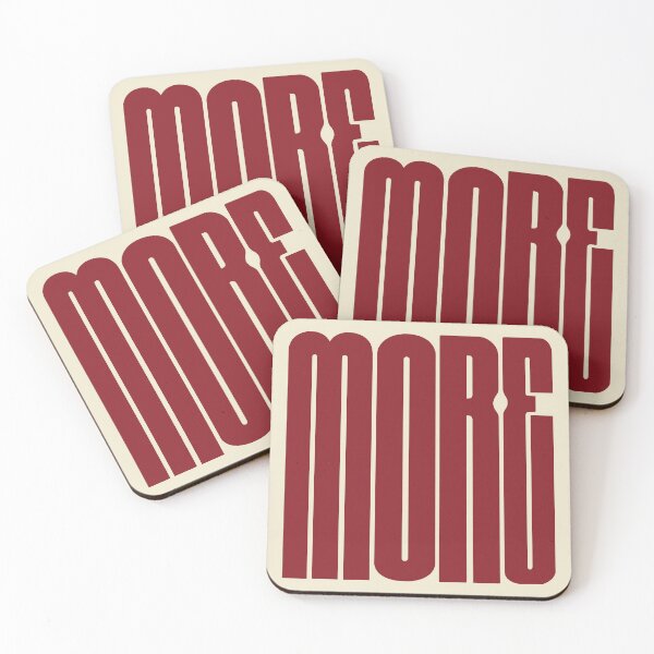Item preview, MORE Typography – Minimalist Motivational Quote Design designed and sold by tindian.