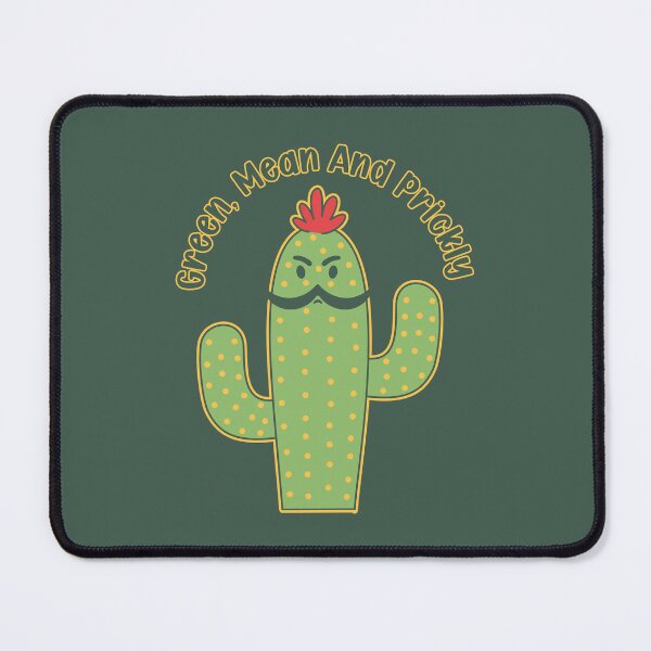 Item preview, Green Mean and Prickly Funny Cactus Western designed and sold by Drawings Project.