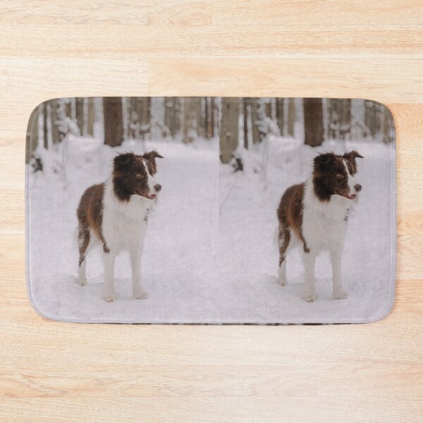 Item preview, Beautiful Border Collie Standing in Winter Snow designed and sold by VanGaldo.
