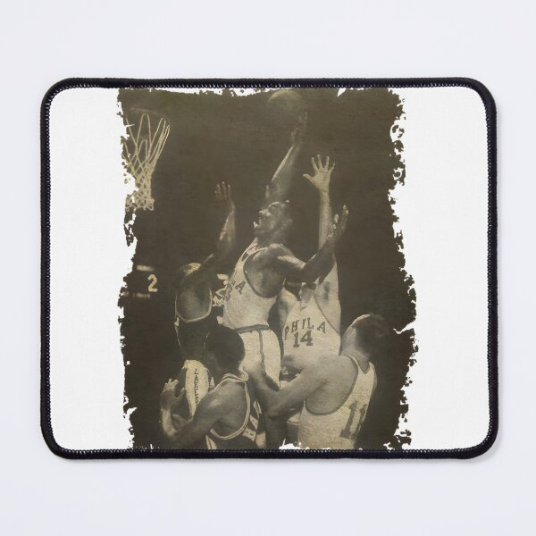 Item preview, Wilt Chamberlain Powerful Dunk in Traffic Basketball Artwork designed and sold by NerdyVintageG.