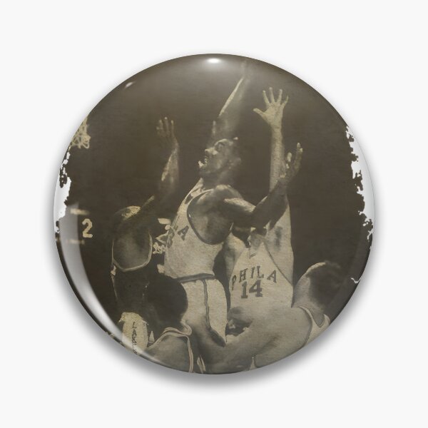 Item preview, Wilt Chamberlain Powerful Dunk in Traffic Basketball Artwork designed and sold by NerdyVintageG.