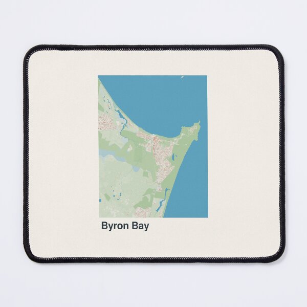 Item preview, Byron Bay Minimalistic Map Art designed and sold by MapsNerd.