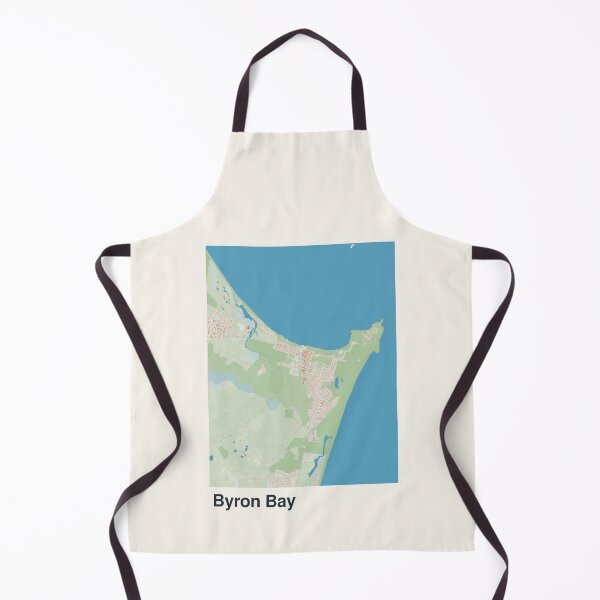 Item preview, Byron Bay Minimalistic Map Art designed and sold by MapsNerd.