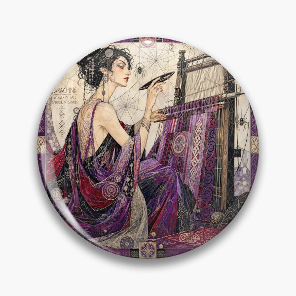Item preview, Arachne, Weaver of Fate | Greek Mythology Wall Art  designed and sold by Stoneflower-Art.