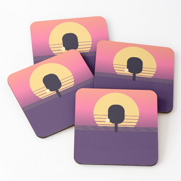 Item preview, Golden Hour Padel Club Retro Sunset designed and sold by CourtCultureHQ.