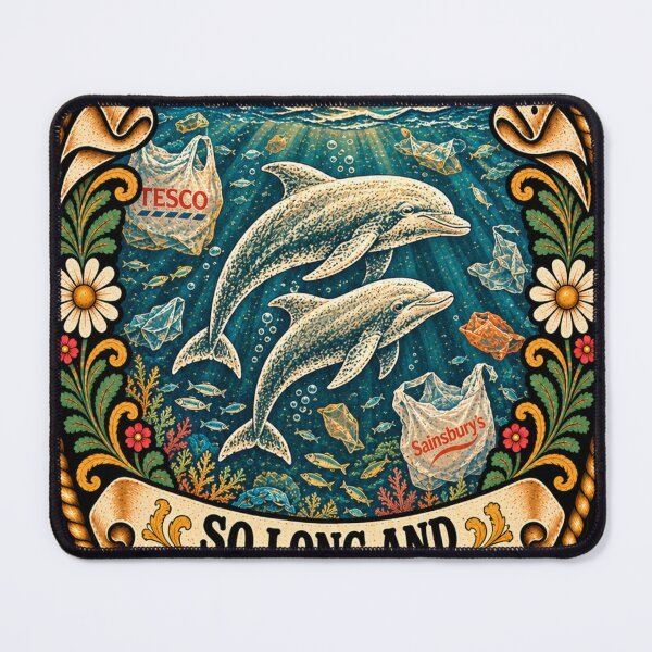 Item preview, Make the World Bye Bye Dolphins designed and sold by halibutgoatramb.