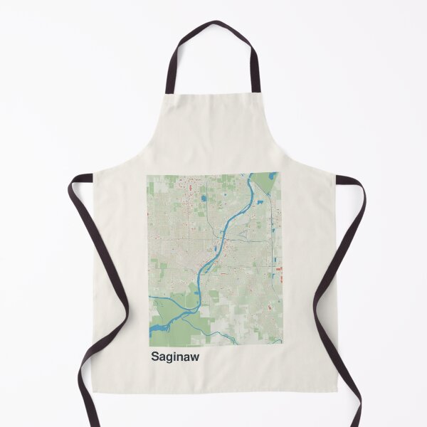 Item preview, Saginaw Minimalistic Map Art designed and sold by MapsNerd.