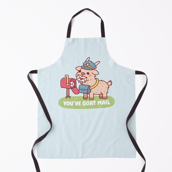 Item preview, Cute Goat Postal Delivery - You've Goat Mail Pun designed and sold by rustydoodle.