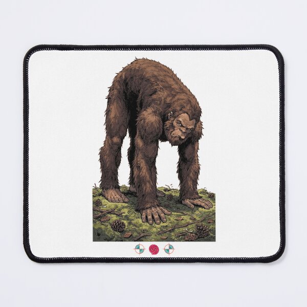 Item preview, Cat-Cow Bigfoot Yoga Funny Sasquatch Stretch Pose designed and sold by Whimsy Trail Co.