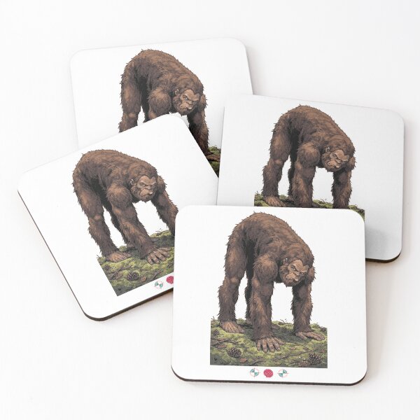 Item preview, Cat-Cow Bigfoot Yoga Funny Sasquatch Stretch Pose designed and sold by Whimsy Trail Co.