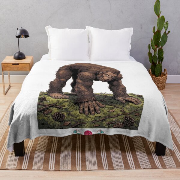 Item preview, Cat-Cow Bigfoot Yoga Funny Sasquatch Stretch Pose designed and sold by Whimsy Trail Co.