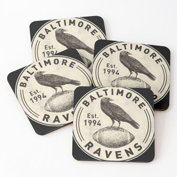 Item preview, Vintage Black Raven Football Club Circular Badge Art designed and sold by NoemiOReilly.