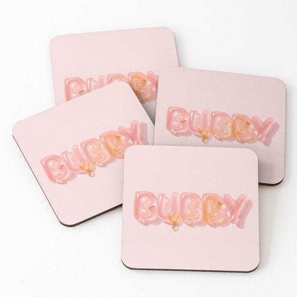 Item preview, Bubby Glossy 3D Balloon Letters Honey Drip Typography Design designed and sold by @SHINTOSARTSTORE.