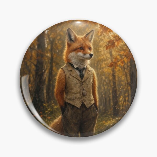 Item preview, Dapper Fox in Autumn Forest designed and sold by AnnArtshock.