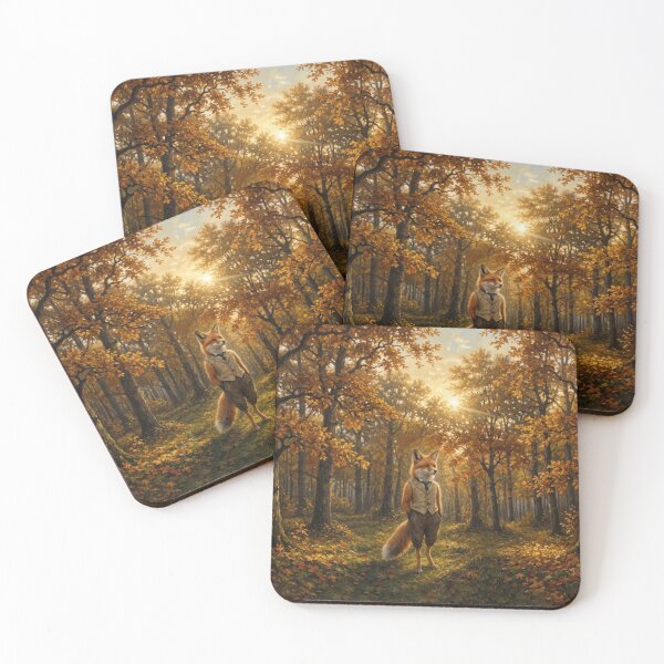 Item preview, Dapper Fox in Autumn Forest designed and sold by AnnArtshock.