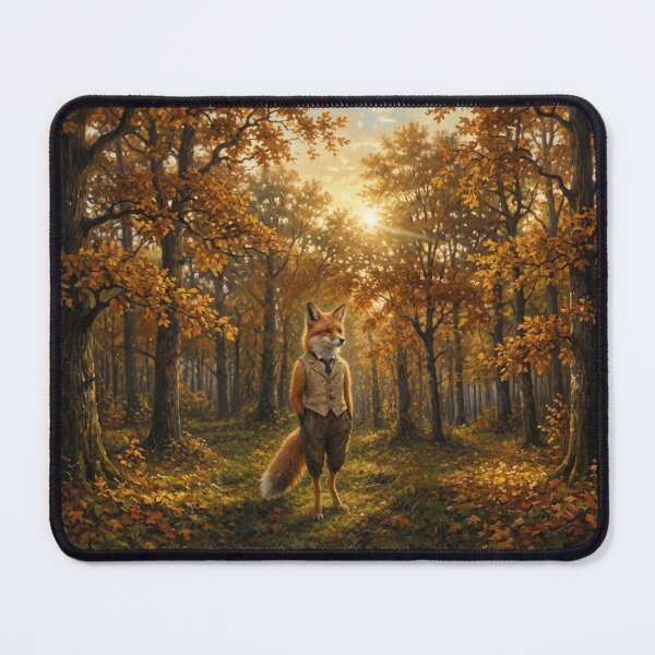 Item preview, Dapper Fox in Autumn Forest designed and sold by AnnArtshock.
