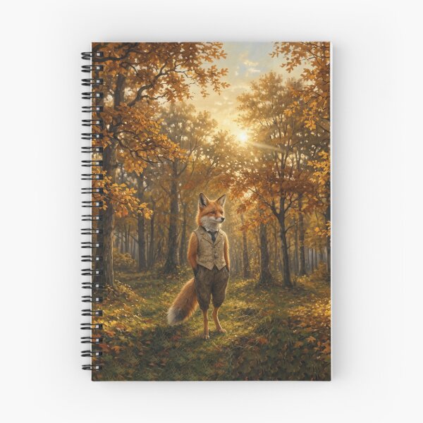 Item preview, Dapper Fox in Autumn Forest designed and sold by AnnArtshock.