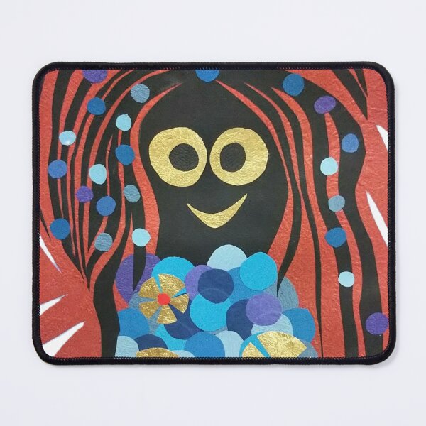 Item preview, Amabie Guardian – Japanese Yokai Collage designed and sold by SamuraiSixCoin.