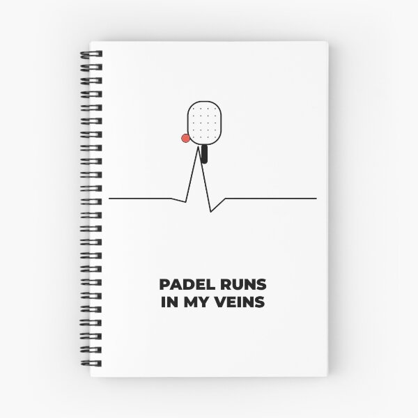 Item preview, Padel Runs In My Veins Heartbeat designed and sold by CourtCultureHQ.