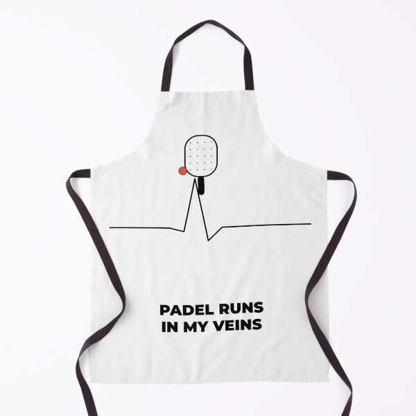Item preview, Padel Runs In My Veins Heartbeat designed and sold by CourtCultureHQ.