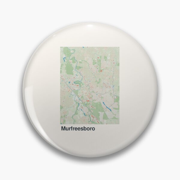 Item preview, Murfreesboro Minimalistic Map Art designed and sold by MapsNerd.