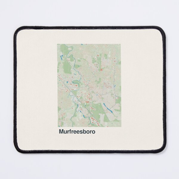 Item preview, Murfreesboro Minimalistic Map Art designed and sold by MapsNerd.