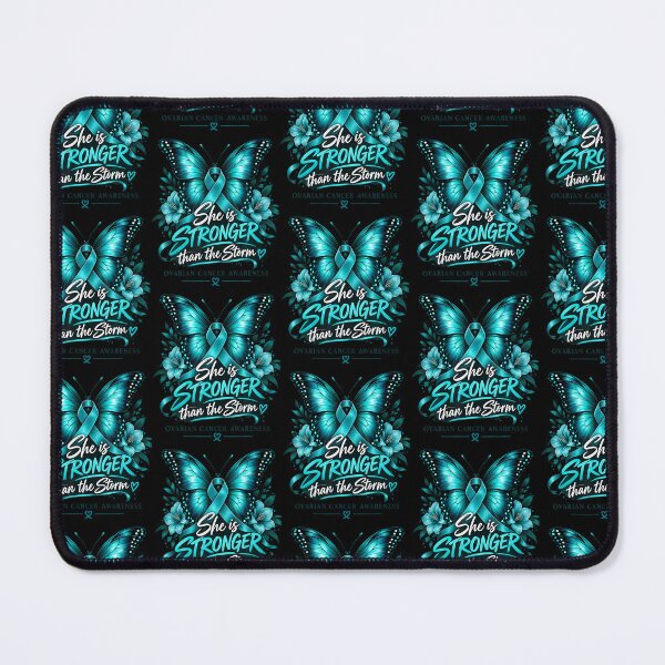 Item preview, Ovarian Cancer Awareness She Is Stronger Than The Storm designed and sold by OddityVault.