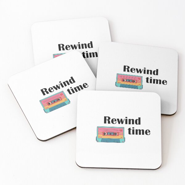 Item preview, Rewind Time Retro Vintage Nostalgia Nostalgic Quote designed and sold by IannelloDesign.