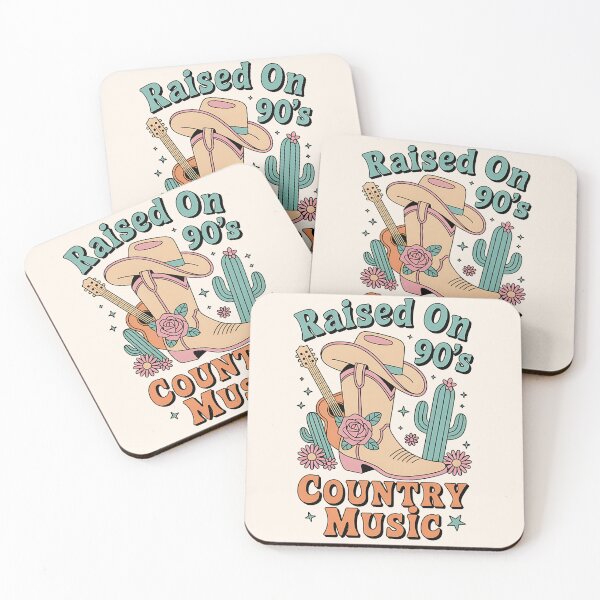Item preview, Raised On 90s Country Music Cowgirl designed and sold by legendaryskins.