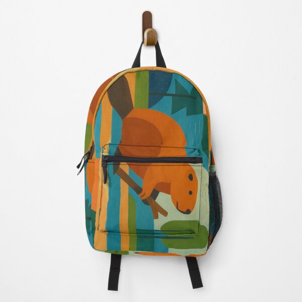 Item preview, Beaver in nature - a Geometric illustration. designed and sold by GalleryKauffeld.