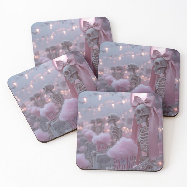 Item preview, Sweet to Death – Pink Skeleton Halloween - Cinema designed and sold by Luna et Lune.