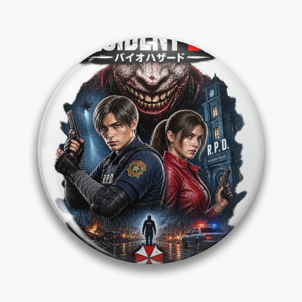 Item preview, Resident Evil Inspired Redesign Artwork Featuring Horror and Survival Elements designed and sold by Me0wGirl.