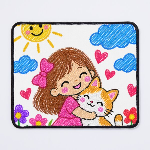 Item preview, Kitty Cuddle Doodle designed and sold by rachidloucif.