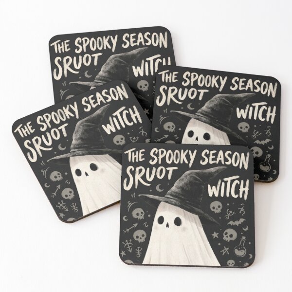 Item preview, A Sheet Ghost Steals a Wizard Hat to Ghoul-friend the Local Skulls designed and sold by Print Fiction.