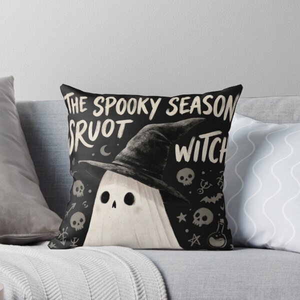 Item preview, A Sheet Ghost Steals a Wizard Hat to Ghoul-friend the Local Skulls designed and sold by Print Fiction.