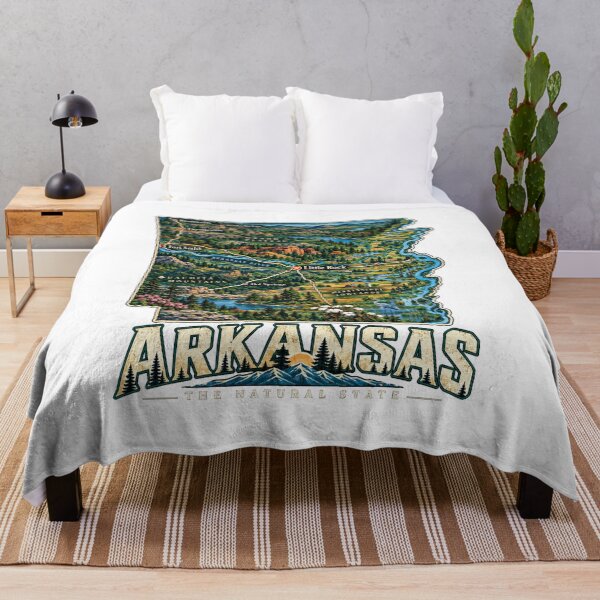 Item preview, Vintage Arkansas Travel Souvenir Landmark Gift designed and sold by MichaeIRellov.
