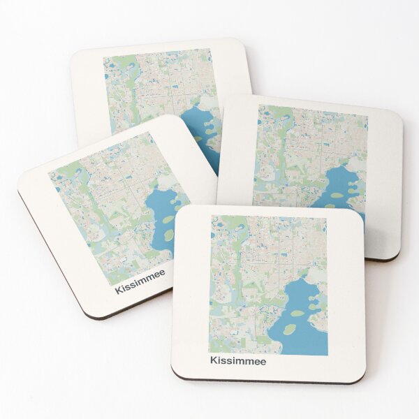 Item preview, Kissimmee Minimalistic Map Art designed and sold by MapsNerd.