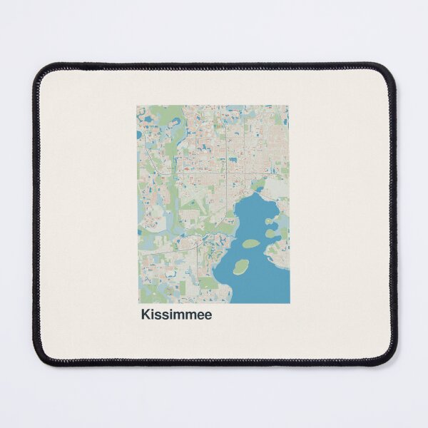 Item preview, Kissimmee Minimalistic Map Art designed and sold by MapsNerd.
