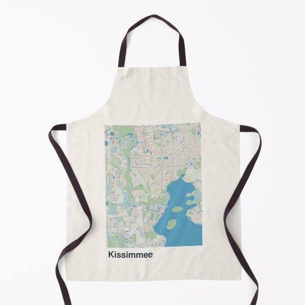 Item preview, Kissimmee Minimalistic Map Art designed and sold by MapsNerd.