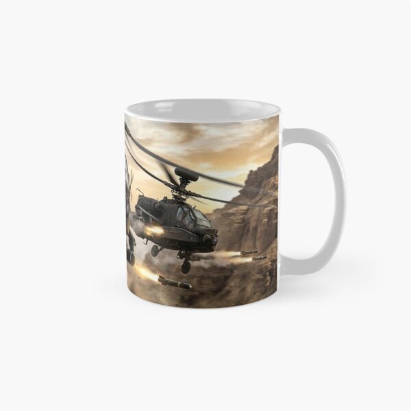 Item preview, AH-64 Apache Pair Canyon Attack Run designed and sold by Airpower Art.