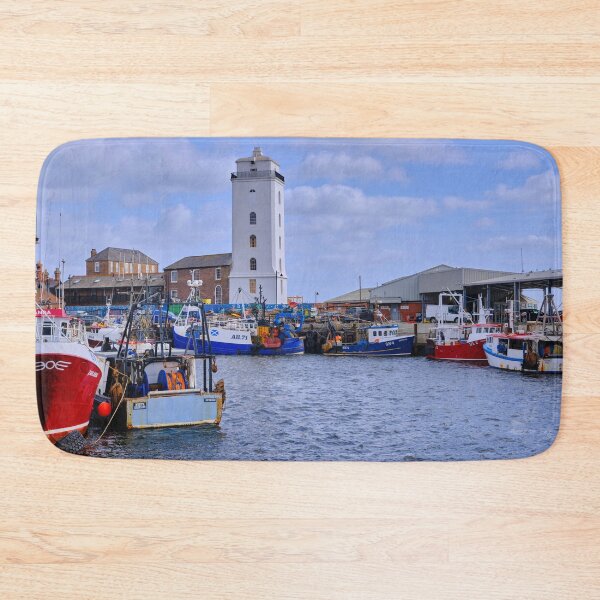 Item preview, Colourful Fishing Boats at North Shields Fish Quay designed and sold by Violaman.