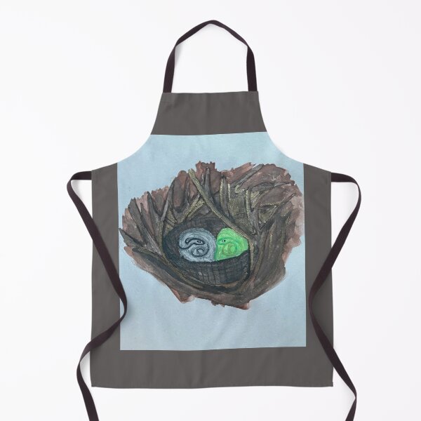 Item preview, Green & grey snakes in a tree basket designed and sold by 880Dreamer008.