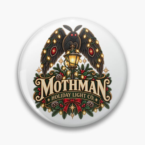 Item preview, Mothman Holiday Light Co. designed and sold by happycottage.