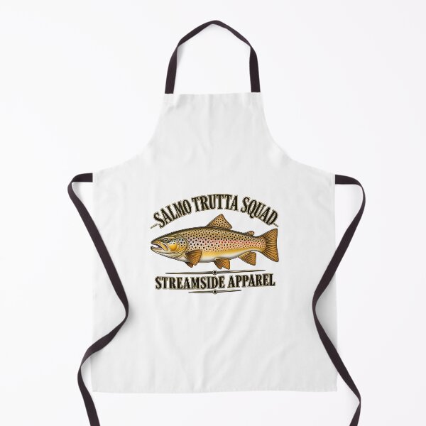 Item preview, Gold Outline Salmo Trutta Squad Brown Trout designed and sold by one-offtees.