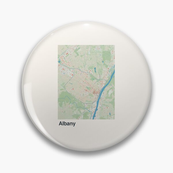 Item preview, Mapa minimalista de Albany designed and sold by MapsNerd.